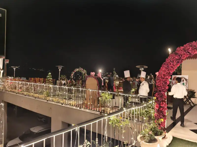 Corporate meeting setup