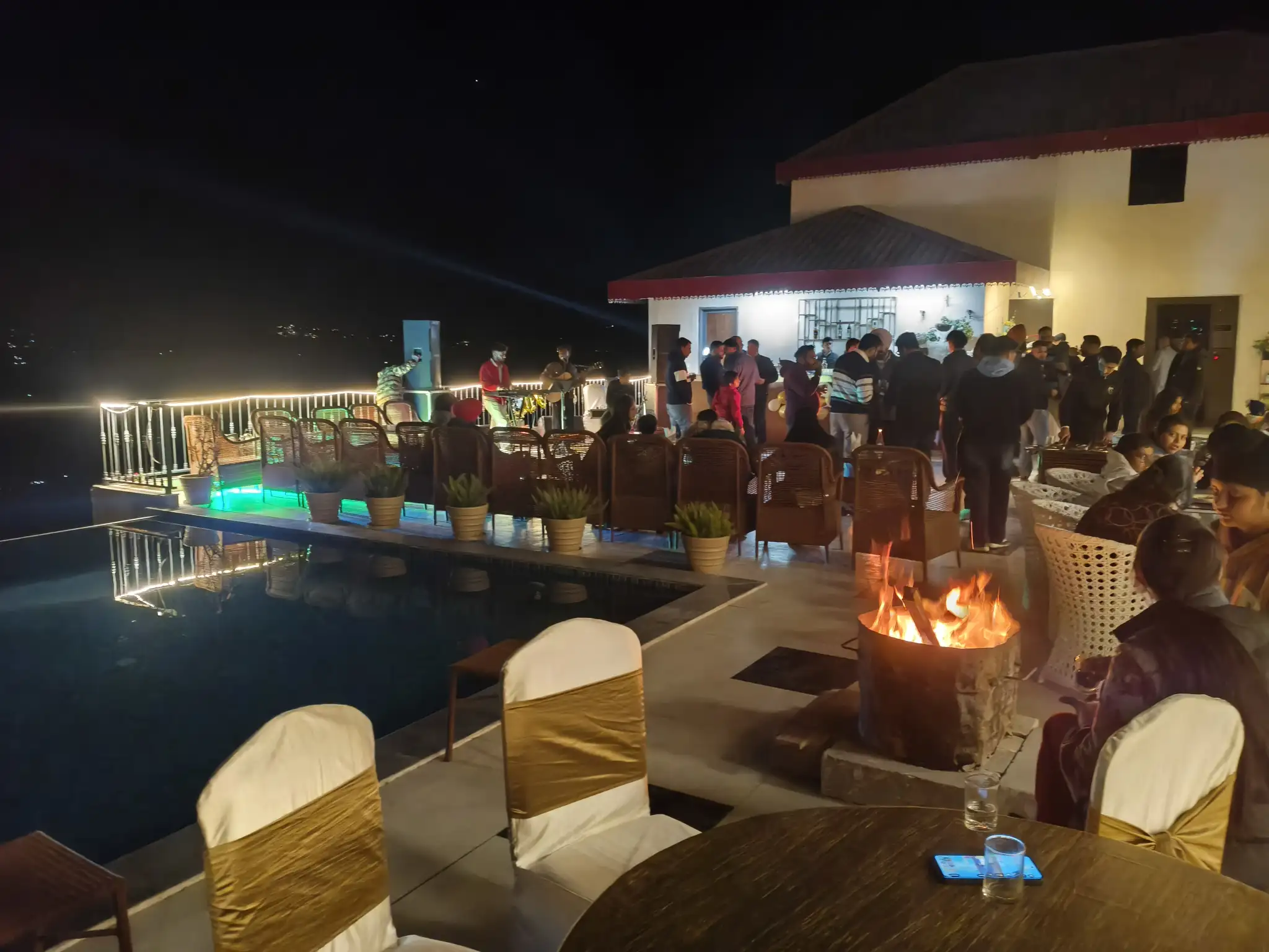 Corporate meeting setup