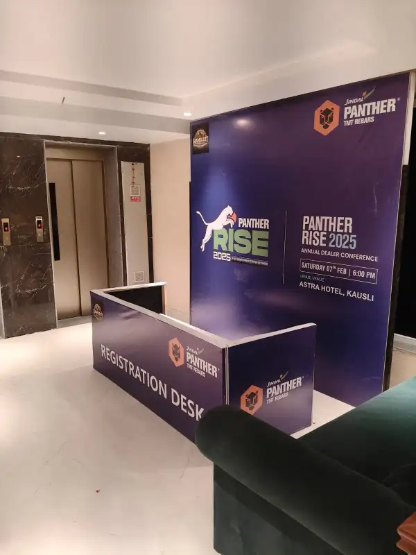 Corporate meeting setup