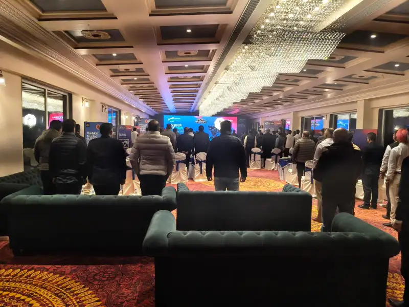 Corporate meeting setup